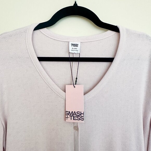 Smash + Tess Poppy Lounge Romper | M/L Soft Pink Henley | NWT - Picture 2 of 4